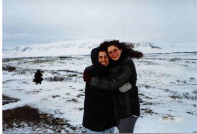 Me and Ilana in Iceland